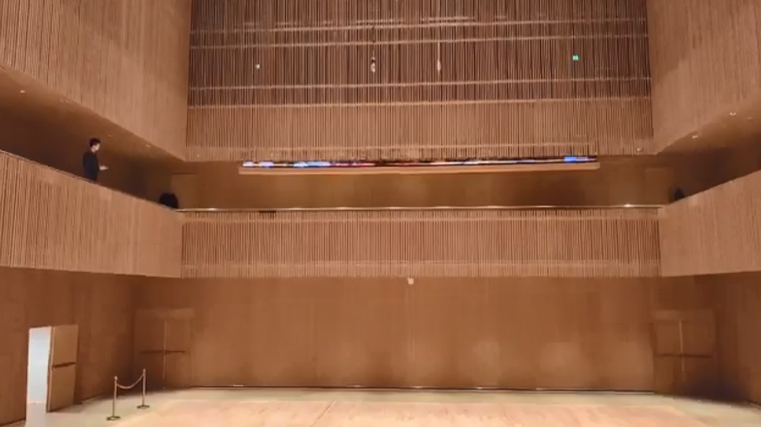 Pantalla Led de elevación para sala sinfónica de música de Shanghai P3.9