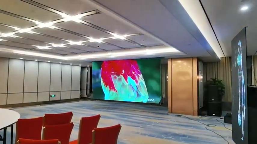 Funda de pantalla LED para salón de banquetes de Hotel Cui Lin
